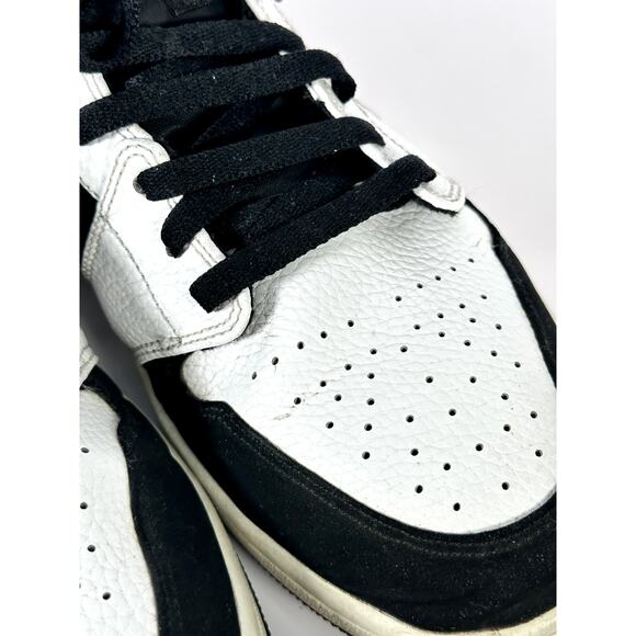 Nike Air Jordan 1 Retro High OG “Black/White Panda” Men’s 12 555088-010 Leather - Picture 9 of 11